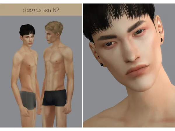 Alpha obscurus skin N2 Asian - The Sims 4 Custom Content