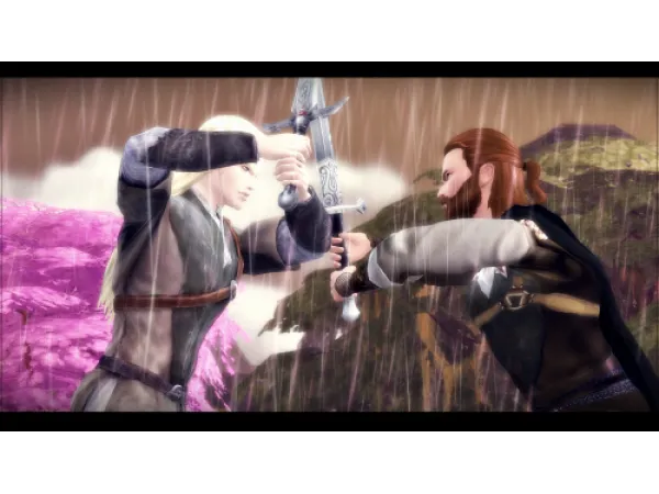 Alpha Sword Fight Pose Pack by multitudina - The Sims 4 Custom Content