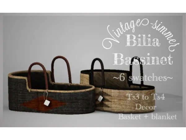 Alpha Bilia Bassinet - The Sims 4 Custom Content