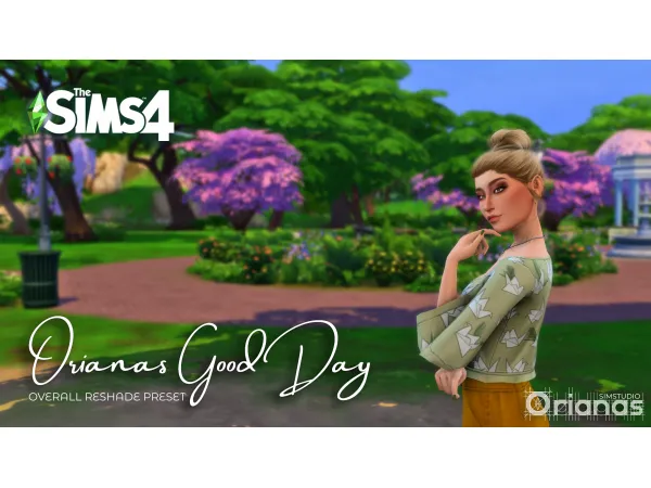 Mix Good Day Overall Reshade Preset by Orianas SimStudio - The Sims 4 Custom Content