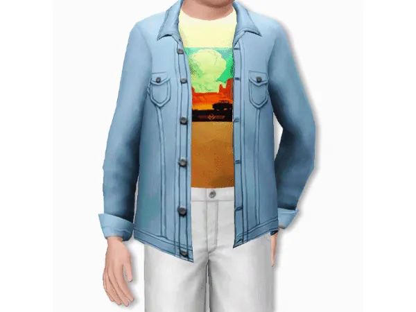 Tate Jacket CU - The Sims 3 Custom Content