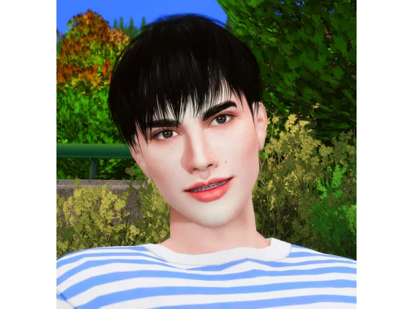 Alpha [Gukbap] Male nose preset 19 - The Sims 4 Custom Content