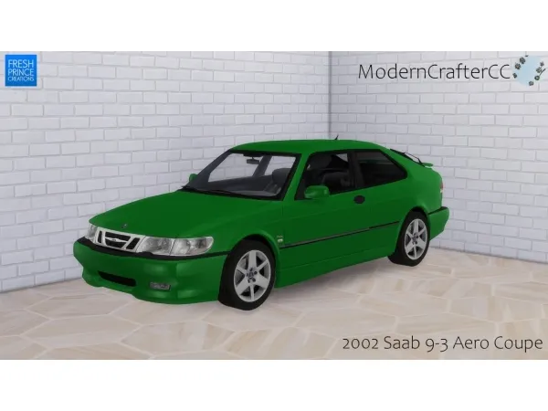 Mix 2002 Saab 9 3 Aero Coupe - The Sims 4 Custom Content