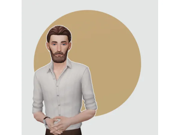 Maxis Match SP06 Tucked Shirt Override - The Sims 4 Custom Content