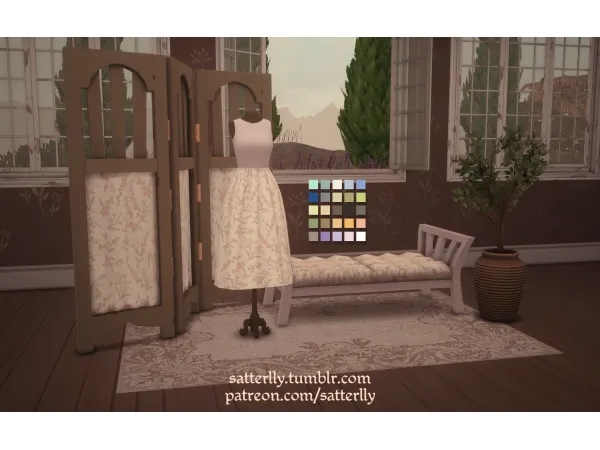 Maxis Match Ma chère Provence Bedroom set 1 by satterlly - The Sims 4 Custom Content