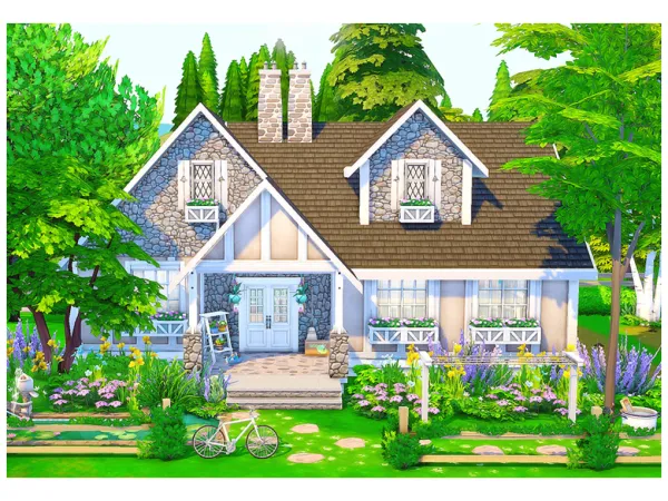 Maxis Match Rustic Cottage - The Sims 4 Custom Content