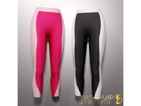 Alpha VIP Sportwear Set Bottom VIP34 by turksimmer - The Sims 4 Custom Content