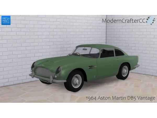 Mix 1964 ASTON MARTIN DB5 VANTAGE - The Sims 4 Custom Content