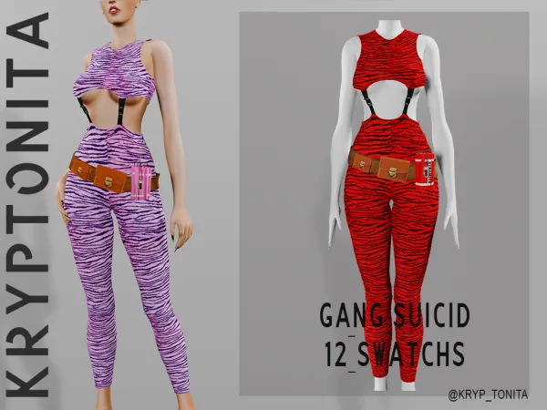 Alpha COLLECTION GANGSTER - The Sims 4 Custom Content