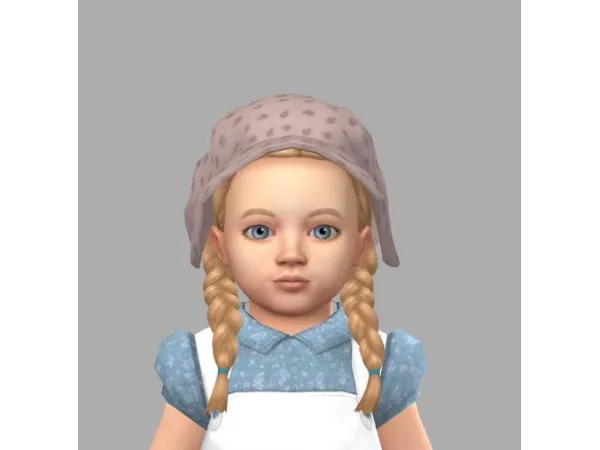 Maxis Match Linzlu Prairie Bonnet Converted for Toddlers - The Sims 4 Custom Content