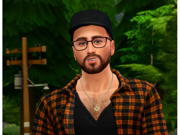 Maxis Match Military Style Cap - The Sims 4 Custom Content