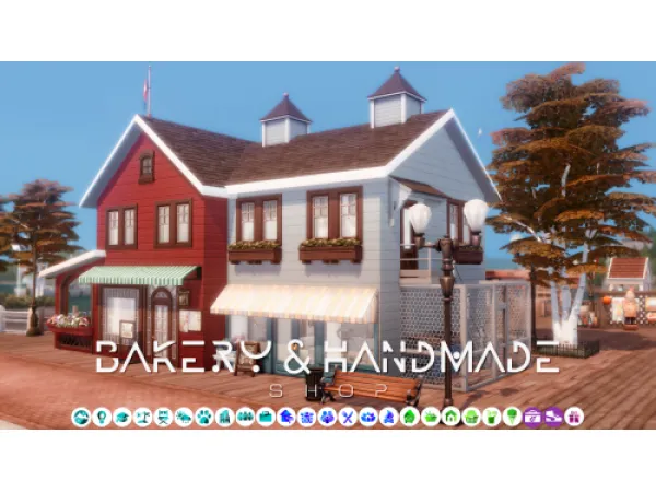 Maxis Match bakery handmade shop - The Sims 4 Custom Content