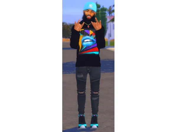 Maxis Match JORDAN 9 RETRO by simsfinds - The Sims 4 Custom Content