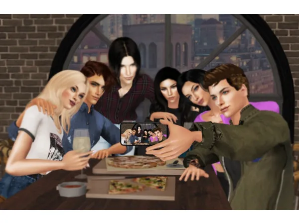 Selfie 2 posebox by illary - The Sims 2 Custom Content