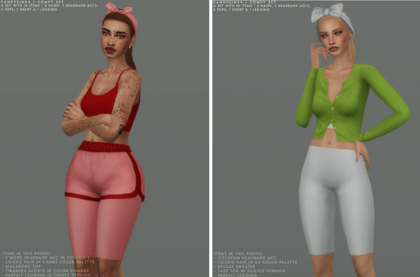 Maxis Match COMFY SET by simsfinds - The Sims 4 Custom Content