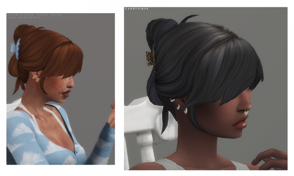 Maxis Match LUCY HAIR by simsfinds - The Sims 4 Custom Content
