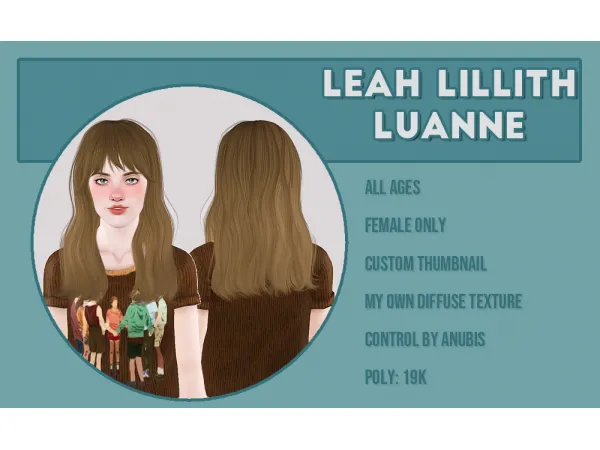 Luanne - The Sims 3 Custom Content