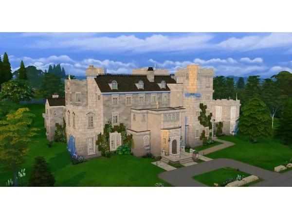 Maxis Match Château de l'Ormyeu - The Sims 4 Custom Content