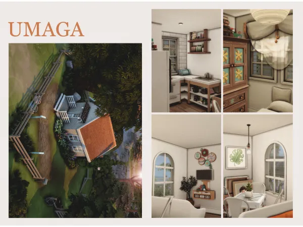 Maxis Match UMAGA - The Sims 4 Custom Content