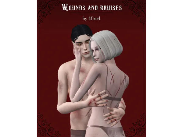 Mix [Moriel] Wounds and bruises - The Sims 4 Custom Content