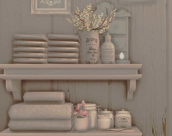 Maxis Match Shabby Chick Bathroom by simsfinds - The Sims 4 Custom Content