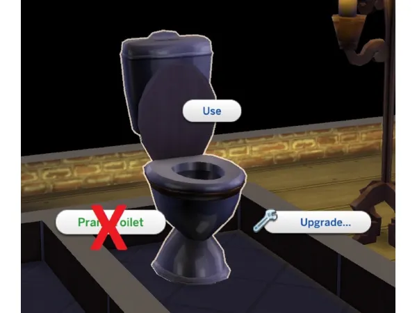 Maxis Match No Autonomous Toilet Prank by spgm69 - The Sims 4 Custom Content