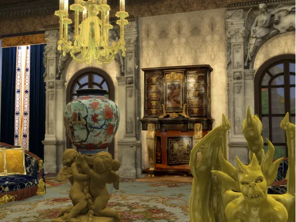 Alpha Chinese Vase - The Sims 4 Custom Content