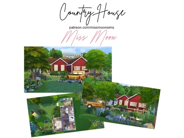 Alpha Country House - The Sims 4 Custom Content