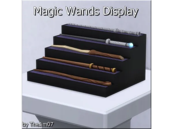 Maxis Match Magic Wands Display by TheJim07 - The Sims 4 Custom Content