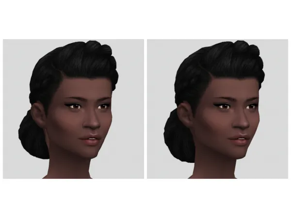 Maxis Match Cottage Living Twist Bun fix creamforbreakfast by ice - The Sims 4 Custom Content