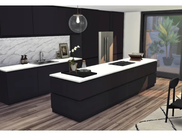Mix Norna Kitchen June Set by simsfinds - The Sims 4 Custom Content