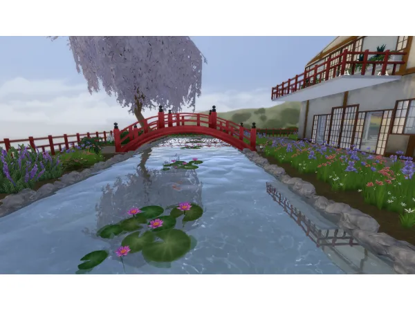 Maxis Match a Japanese house for the suburbs - The Sims 4 Custom Content