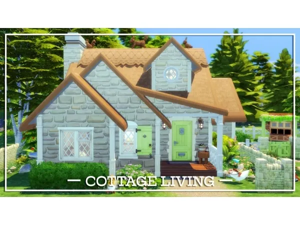 Maxis Match COTTAGE LIVING - The Sims 4 Custom Content