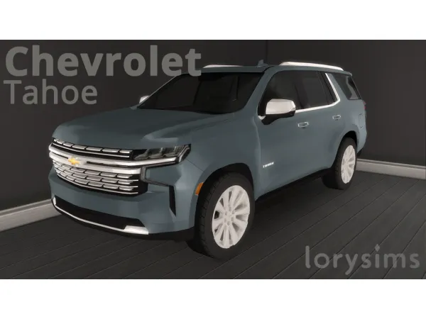 Mix 2021 Chevrolet Tahoe by LorySims - The Sims 4 Custom Content