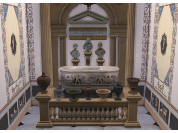 Mix EUROPEAN GRAND TOUR SET - The Sims 4 Custom Content