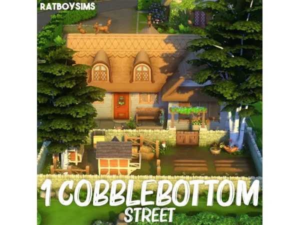 Maxis Match 1 cobblebottom street - The Sims 4 Custom Content