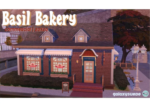Maxis Match Basil Bakery - The Sims 4 Custom Content