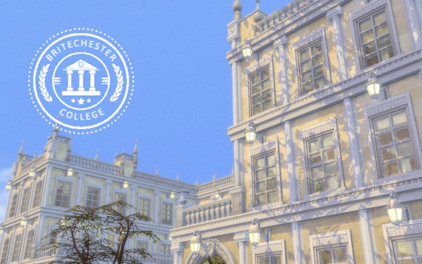 Maxis Match Britechester College (NO ) by simsfinds - The Sims 4 Custom Content