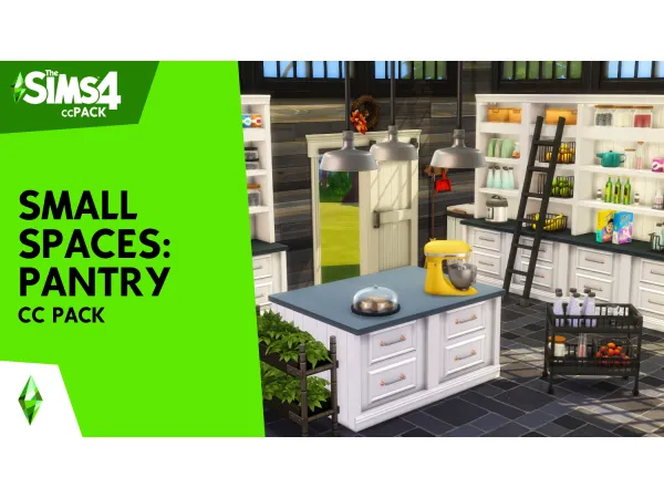 Maxis Match Small Spaces Pantry Pack by simsfinds - The Sims 4 Custom Content