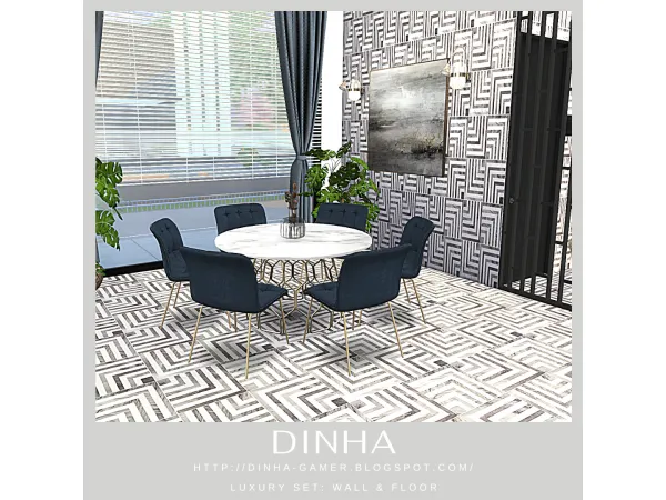 Maxis Match Luxury Wall Tile - The Sims 4 Custom Content