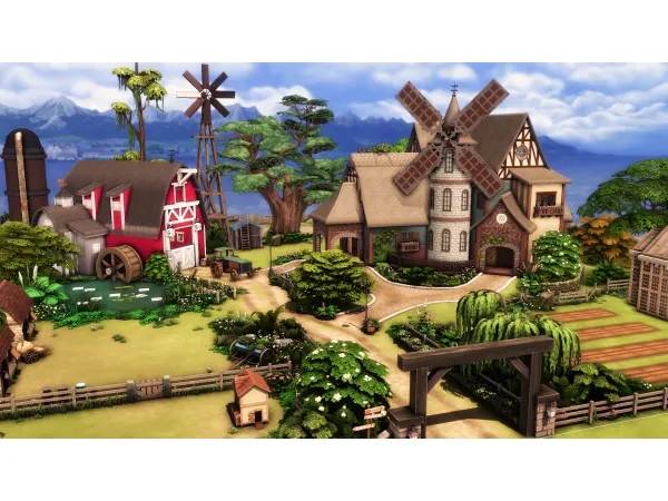 Maxis Match NO Windmill Farm by plumbobkingdom - The Sims 4 Custom Content