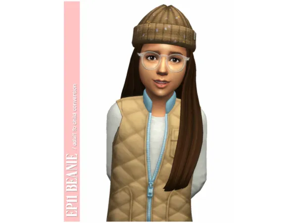 Maxis Match ep11 beanie adult to child conversion - The Sims 4 Custom Content