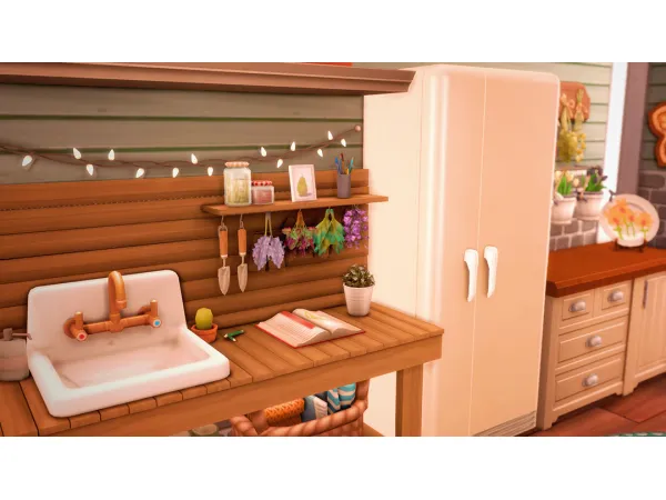 Maxis Match The lost cottage pizza by cowplant - The Sims 4 Custom Content