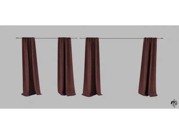 Textil Curtain Set - The Sims 3 Custom Content