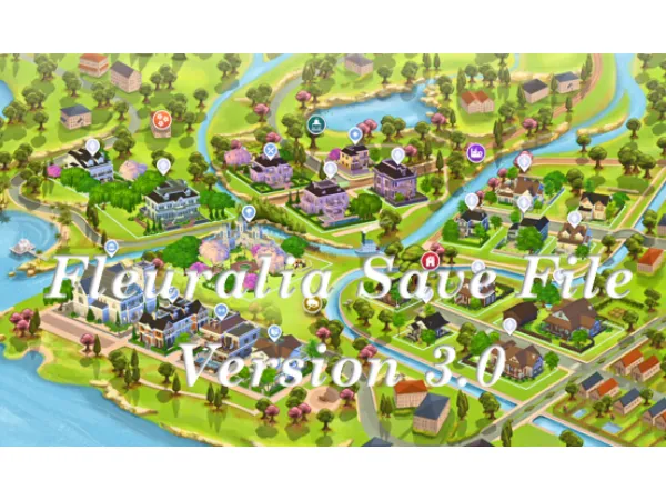 Maxis Match Version 30 Fleuralia Save File This is a BIG update - The Sims 4 Custom Content