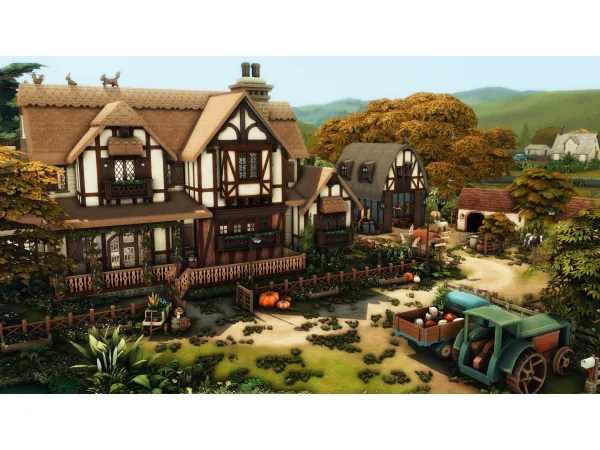 Maxis Match NO Pumpkin Farm by plumbobkingdom - The Sims 4 Custom Content