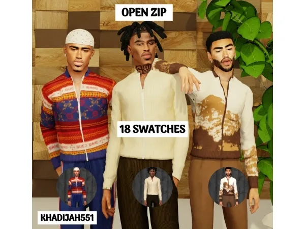 Alpha OPEN ZIP - The Sims 4 Custom Content