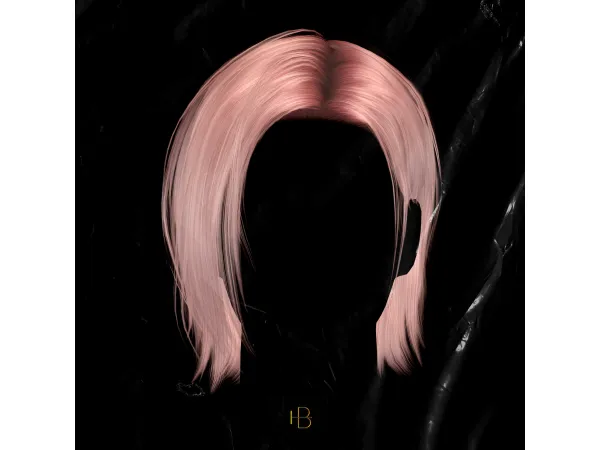 Alpha HAIR 25 PARADISE_A by MoooD - The Sims 4 Custom Content