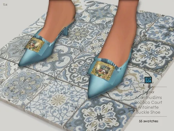 Mix AcanthusSims Buckle Shoe RC - The Sims 4 Custom Content