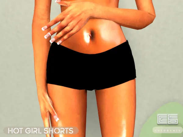 Hot Girl Shorts - The Sims 4 Custom Content